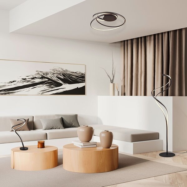 Trio SELECT T444310132 LED stojacia lampa NALA | 46W integrovaný LED zdroj | 5500lm | 2300+3000+4000K