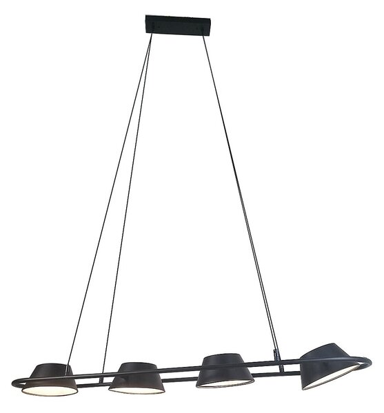 Rabalux 98072218 LED závesné stropné svietidlo Odiss | 36W integrovaný LED zdroj | 1850lm | 3000K