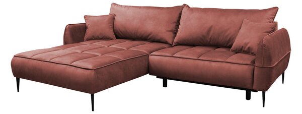 ROHOVÁ SEDAČKA, textil, koralová MID.YOU - Sedačky, Online Only
