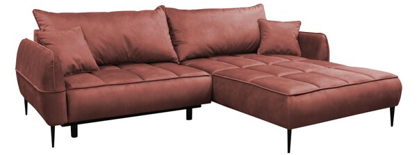 ROHOVÁ SEDAČKA, textil, koralová MID.YOU - Sedačky, Online Only