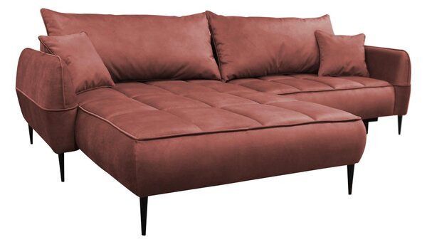 ROHOVÁ SEDAČKA, textil, koralová MID.YOU - Sedačky, Online Only