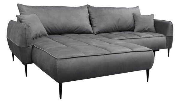 ROHOVÁ SEDAČKA, textil, sivá MID.YOU - Sedačky, Online Only