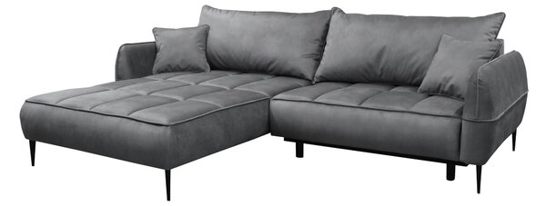 ROHOVÁ SEDAČKA, textil, sivá MID.YOU - Sedačky, Online Only