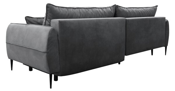 ROHOVÁ SEDAČKA, textil, sivá MID.YOU - Sedačky, Online Only