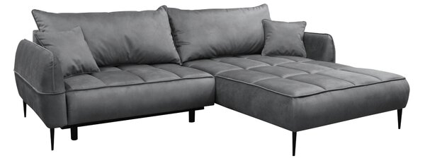 ROHOVÁ SEDAČKA, textil, sivá MID.YOU - Sedačky, Online Only