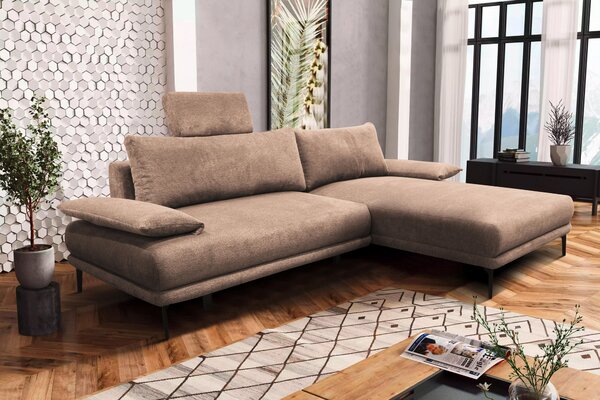 ROHOVÁ SEDAČKA, textil, béžová MID.YOU - Sedačky, Online Only