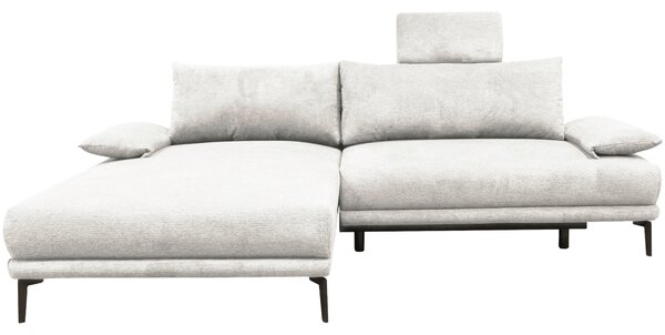 ROHOVÁ SEDAČKA, textil, biela MID.YOU - Sedačky, Online Only