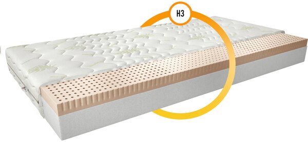 Latexový matrac so strednou tvrdosťou 80x200 PHILOMELA 3