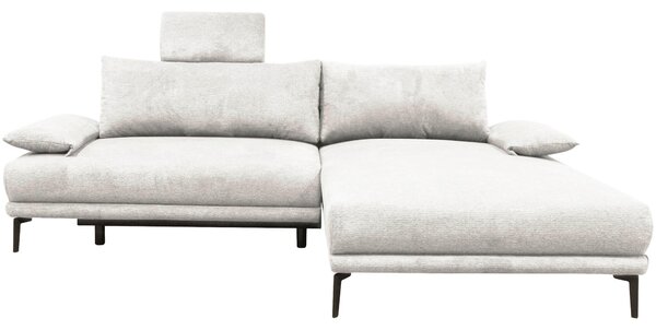 ROHOVÁ SEDAČKA, textil, biela MID.YOU - Sedačky, Online Only