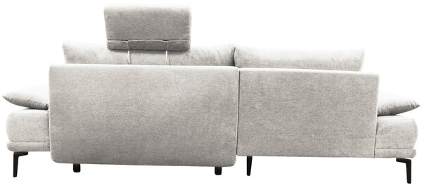 ROHOVÁ SEDAČKA, textil, biela MID.YOU - Sedačky, Online Only
