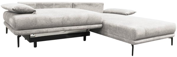 ROHOVÁ SEDAČKA, textil, biela MID.YOU - Sedačky, Online Only