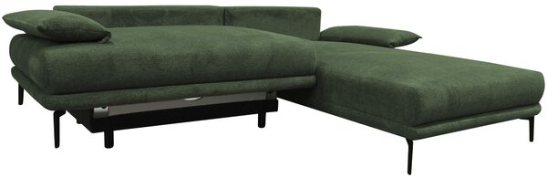 ROHOVÁ SEDAČKA, textil, zelená MID.YOU - Sedačky, Online Only