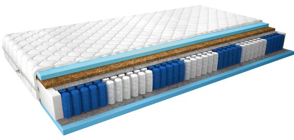 Vysoký taštičkový matrac s kokosovou rohožou 80x200 XANTHE 3