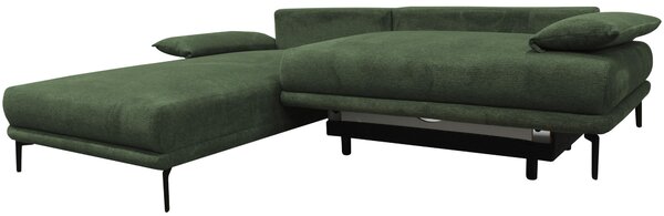 ROHOVÁ SEDAČKA, textil, zelená MID.YOU - Sedačky, Online Only