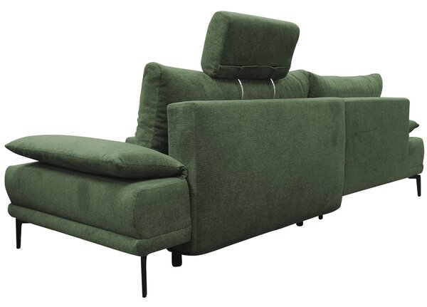 ROHOVÁ SEDAČKA, textil, zelená MID.YOU - Sedačky, Online Only