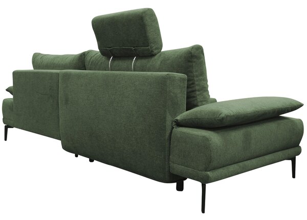 ROHOVÁ SEDAČKA, textil, zelená MID.YOU - Sedačky, Online Only