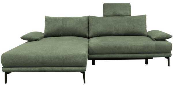 ROHOVÁ SEDAČKA, textil, zelená MID.YOU - Sedačky, Online Only