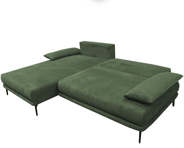 ROHOVÁ SEDAČKA, textil, zelená MID.YOU - Sedačky, Online Only
