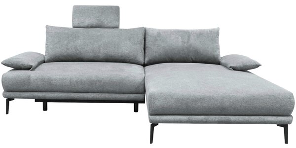 ROHOVÁ SEDAČKA, textil, sivá MID.YOU - Sedačky, Online Only