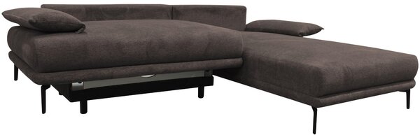ROHOVÁ SEDAČKA, textil, sivohnedá MID.YOU - Sedačky, Online Only