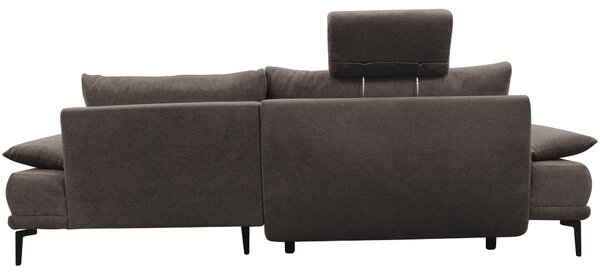 ROHOVÁ SEDAČKA, textil, sivohnedá MID.YOU - Sedačky, Online Only