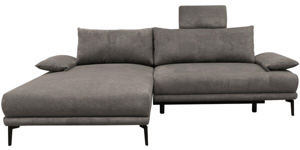 ROHOVÁ SEDAČKA, textil, sivohnedá MID.YOU - Sedačky, Online Only
