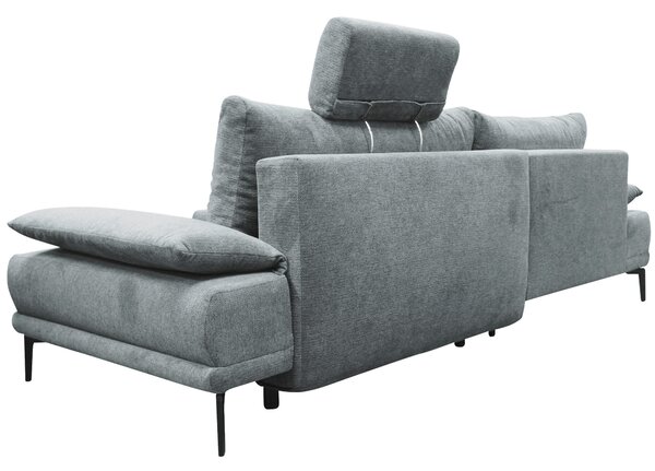 ROHOVÁ SEDAČKA, textil, sivá MID.YOU - Sedačky, Online Only