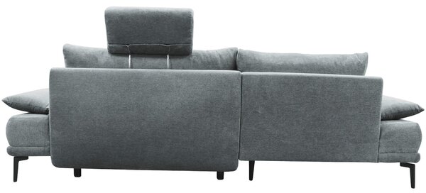 ROHOVÁ SEDAČKA, textil, sivá MID.YOU - Sedačky, Online Only