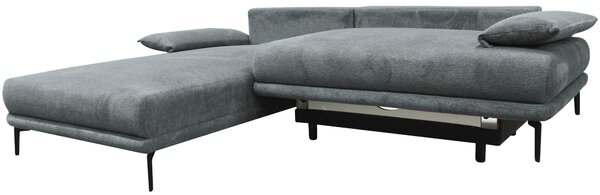 ROHOVÁ SEDAČKA, textil, sivá MID.YOU - Sedačky, Online Only