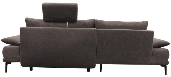 ROHOVÁ SEDAČKA, textil, sivohnedá MID.YOU - Sedačky, Online Only