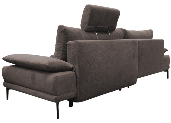 ROHOVÁ SEDAČKA, textil, sivohnedá MID.YOU - Sedačky, Online Only
