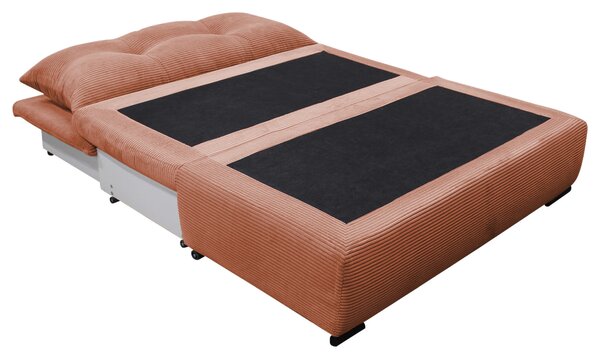 ROZKLADACIA POHOVKA, textil, koralová MID.YOU - Sedačky, Online Only