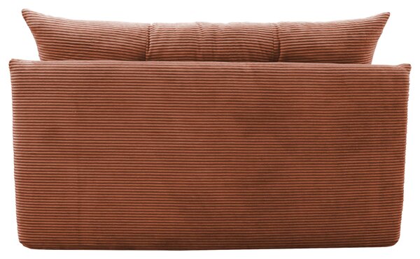 ROZKLADACIA POHOVKA, textil, koralová MID.YOU - Sedačky, Online Only