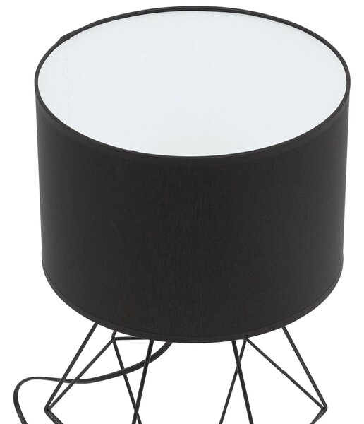 Stolová lampa na nočný stolík BREVITAS - čierna
