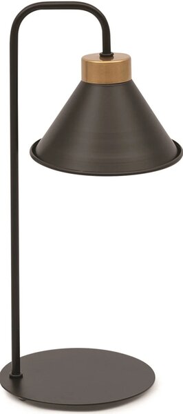 Moderná stolná lampa DETMER - čierna / zlatá