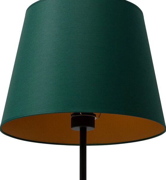 Stojacia lampa v škandinávskom štýle VESPILLO - zelená/zlatá/čierna