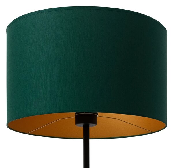 Škandinávska stojanová lampa VESPILLO - zelená / zlatá / čierna