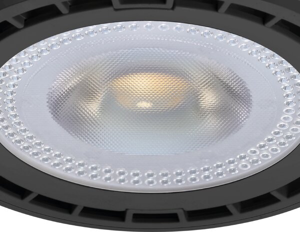 Halogénová LED žiarovka GU10 teplá 3000k 6w 510 lm čierna