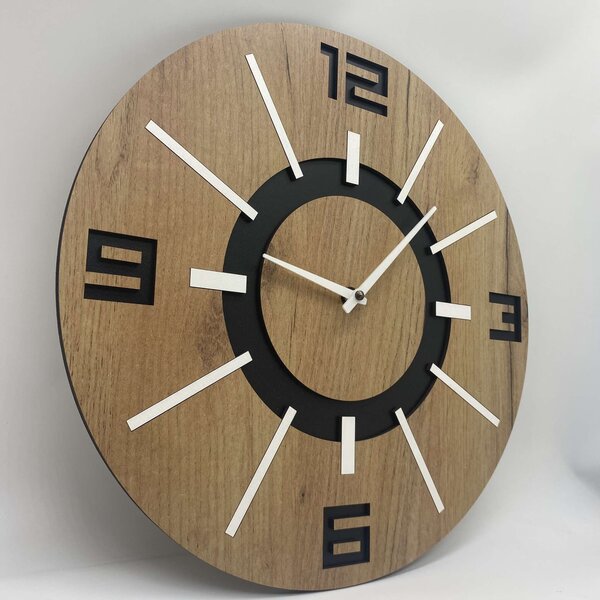KMDESING | Drevené nástenné hodiny - Timeless Wood