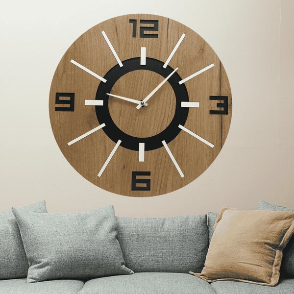 KMDESING | Drevené nástenné hodiny - Timeless Wood
