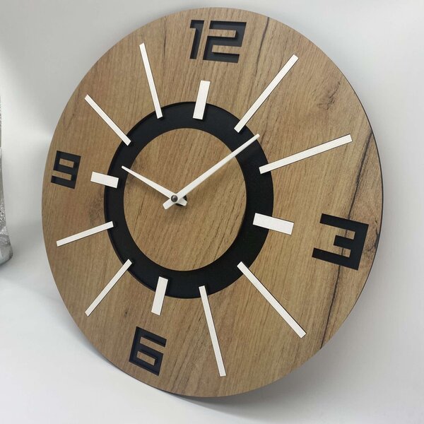 KMDESING | Drevené nástenné hodiny - Timeless Wood