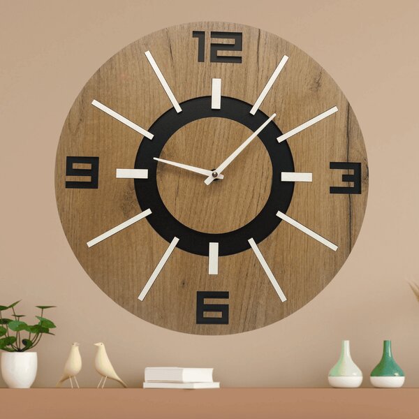 KMDESING | Drevené nástenné hodiny - Timeless Wood