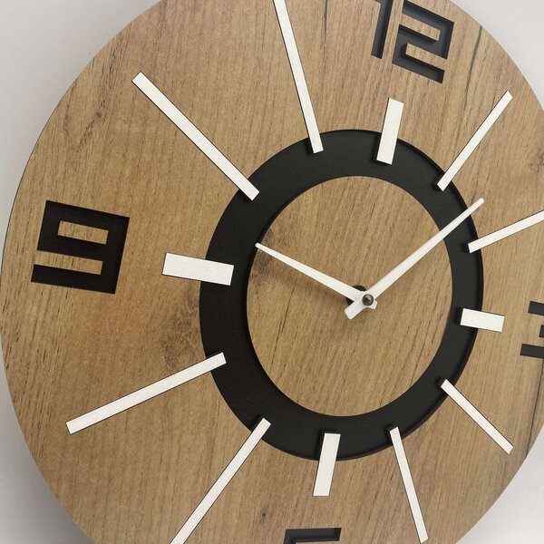 KMDESING | Drevené nástenné hodiny - Timeless Wood