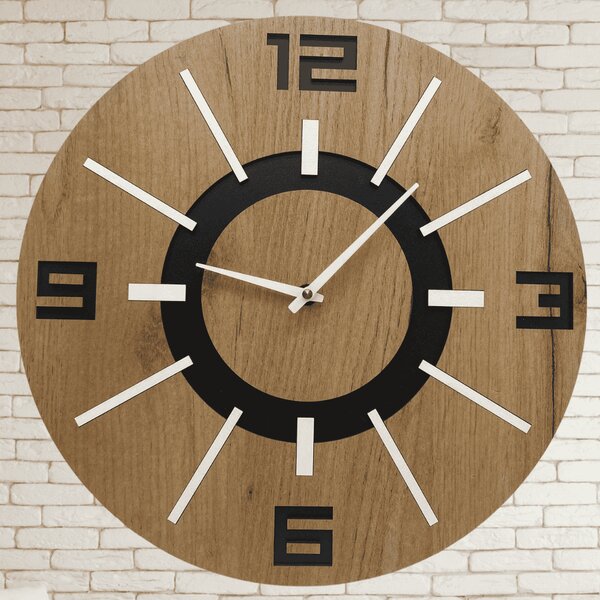 KMDESING | Drevené nástenné hodiny - Timeless Wood