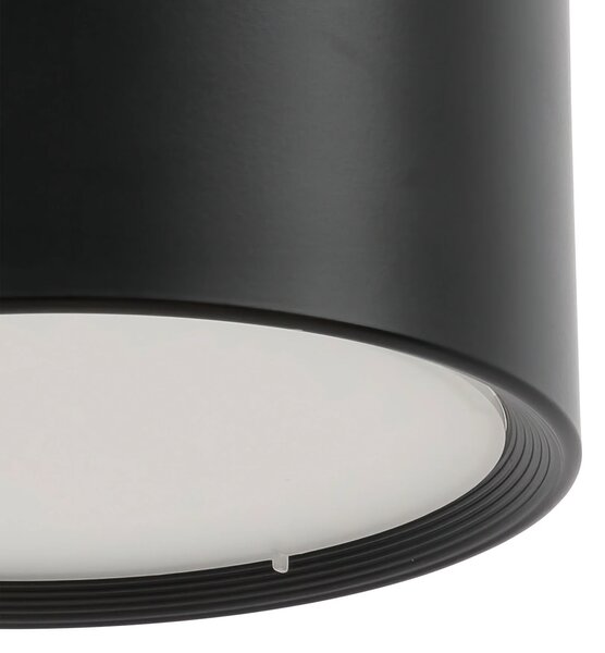 LED stropné osvetlenie VALLUM - čierne