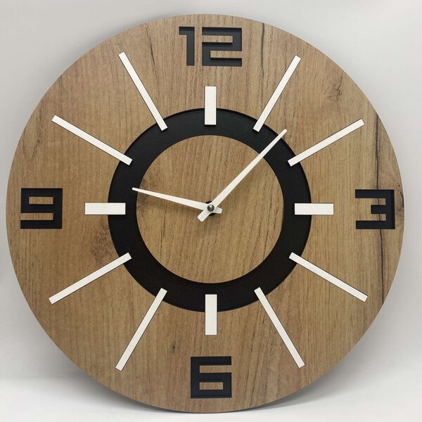 KMDESING | Drevené nástenné hodiny - Timeless Wood
