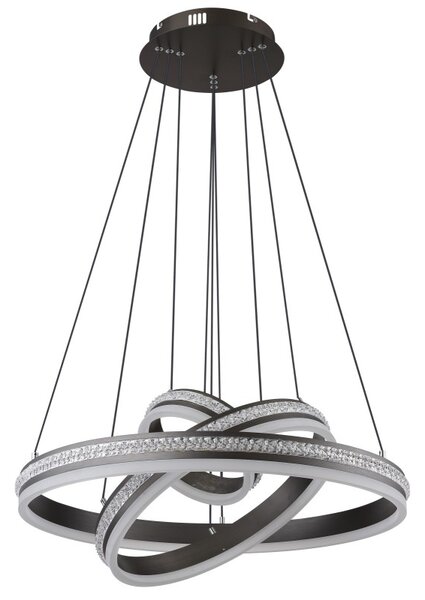 Globo 67314-70H LED závesné stropné svietidlo GROUNI | 70W integrovaný LED zdroj | 3510lm | 2700-6000K