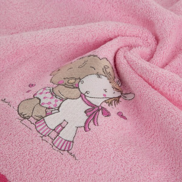 DETSKÝ BAVLNENÝ UTERÁK BABY43 SADA 6KS 50X90 CM RUŽOVÁ