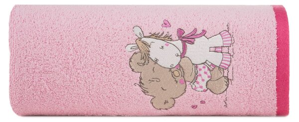 DETSKÝ BAVLNENÝ UTERÁK BABY43 SADA 6KS 50X90 CM RUŽOVÁ