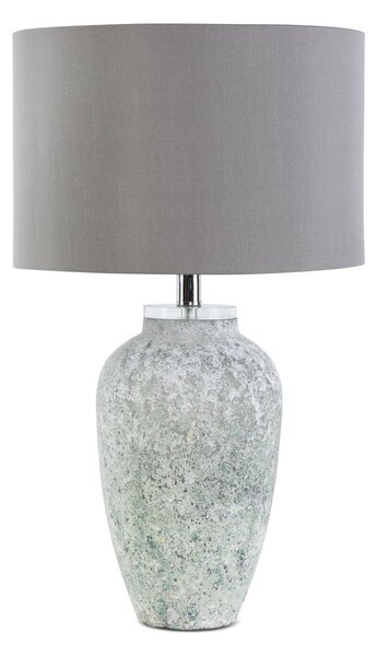 EUROFIRANY STOLOVÁ LAMPA FIONA (01) (FI) 35X59 CM STRIEBORNÁ